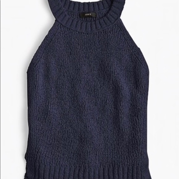 Jcrew Navy Sweater Tank XXS runs large - Picture 2 of 3